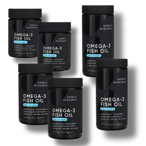 스포츠리서치 SR 오메가3 rTG알티지 트리플스트렝스 EPA DHA 1250mg 120정, 1개