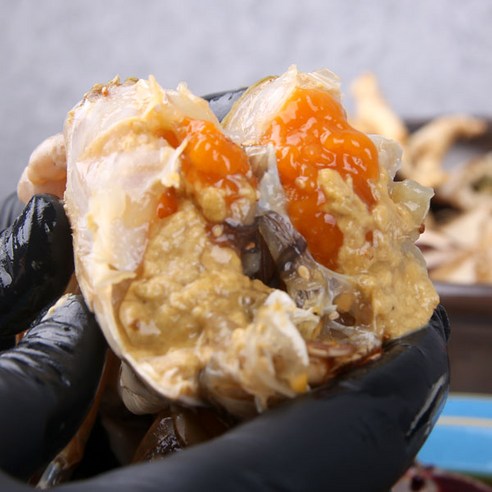 국내산 연평도 암꽃게 간장게장 꽃게장, 순살간장게장, 1개, 350g