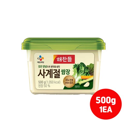 CJ 해찬들 사계절쌈장 500g 1개입, 1개
