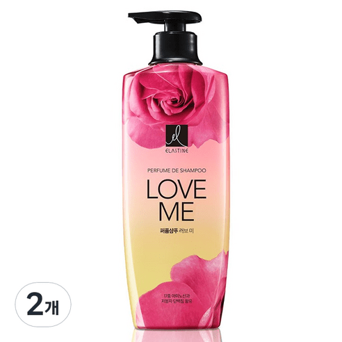 엘라스틴 러브미 퍼퓸 샴푸, 600ml, 2개