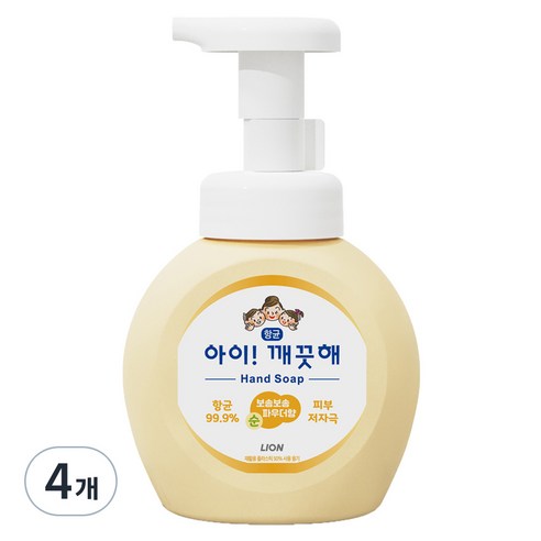 아이깨끗해 핸드워시 순 보송보송 파우더향, 490ml, 1개