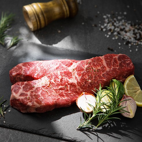미트엔조이 소고기 살치살 스테이크용 (냉장), 300g, 2개