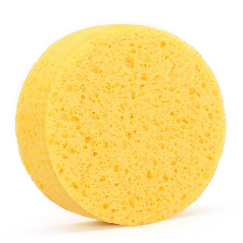 벨로티 두툼한 바디해면 샤워스펀지 20mm, 6개, 노란색