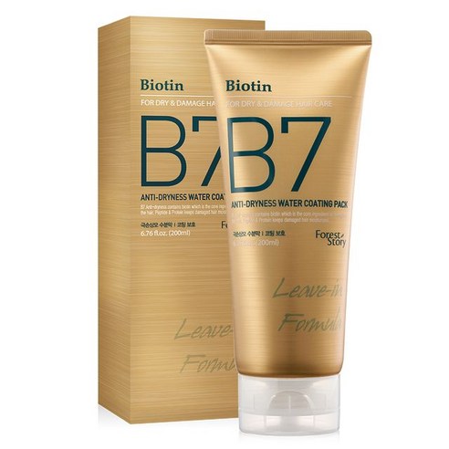 B7 워터 코팅 팩 200ml x 2개 / 씻어내지 않는 노워시 헤어팩, B7 약산성 탈모 샴푸 2 + 1 / 1000ml+10