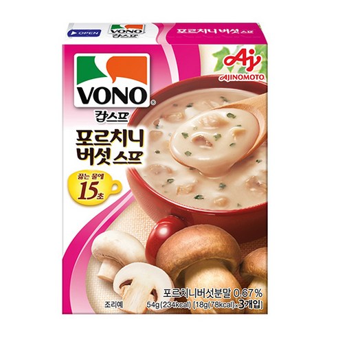 보노 포르치니 버섯 스프, 54g, 4개