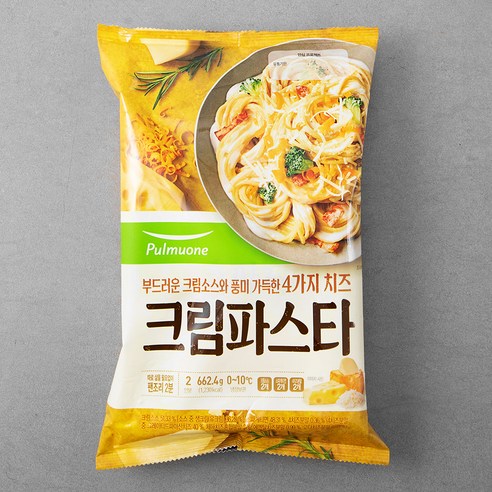 풀무원 크림파스타 2인, 662.4g, 4개