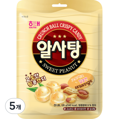 해태제과 알사탕 126g, 17개
