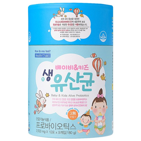 헬퍼장 베이비 키즈 생유산균, 60g, 2개