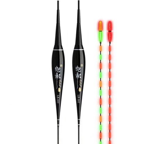 루키드 현영 민물 전자찌 스마트찌 블랙 60cm, 2개입, LB-004