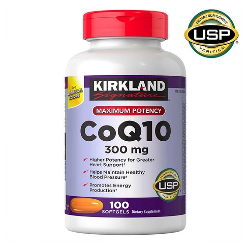 커클랜드 코큐텐 코엔자임Q10 300mg 100정 x2통, 2개