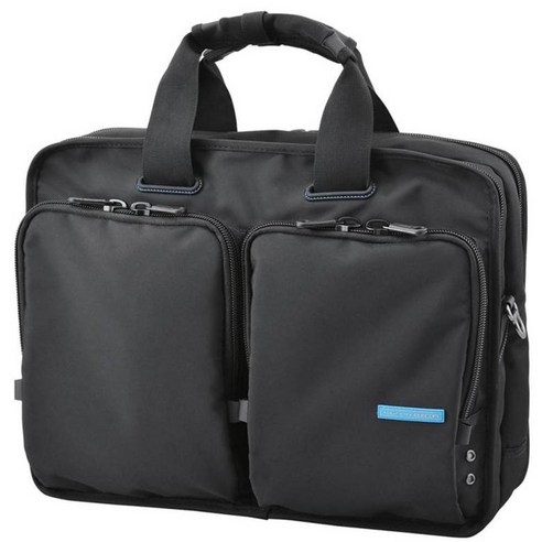 엘레컴 BIZGEAR 비즈니스 더플백 서류타입, BM-BG02BK(블랙)