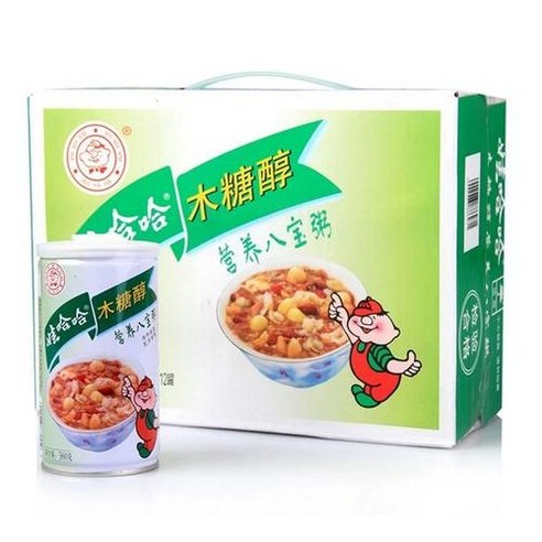 [장가푸드]와하하 자일리톨 팔보죽 360g 1BOX/12개, 280g, 12개