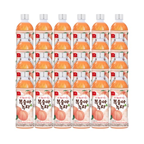 웰그린 복숭아녹차 340ml x 20개 [원산지:상세설명에 표시]오늘출발