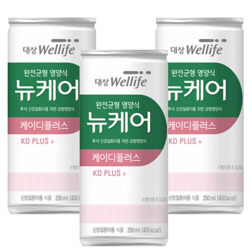 뉴케어 케이디플러스 200mlx30캔 KF94마스크 1매 증정, 200ml, 30캔, 30개