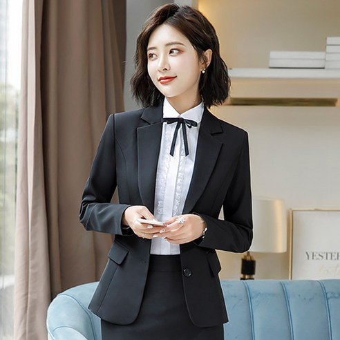 [스타일로그] 아델 투버튼 여성정장자켓/단품