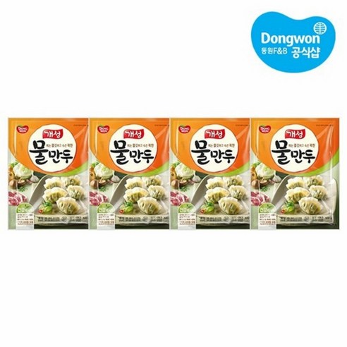 [KT알파쇼핑][동원] 개성물만두 500g x4봉, 8개