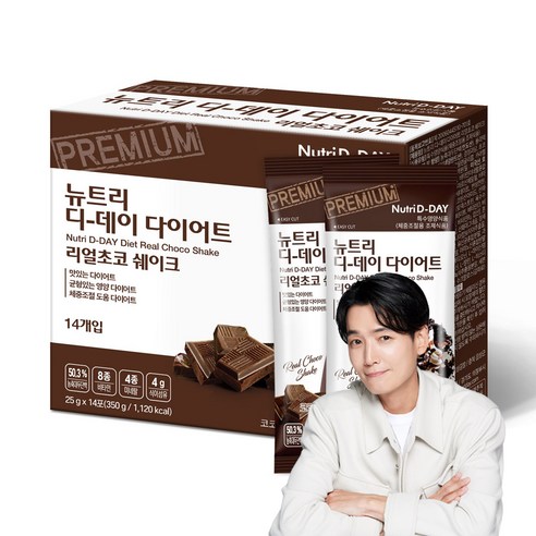 뉴트리디데이 다이어트 리얼 초코 쉐이크, 350g, 3개
