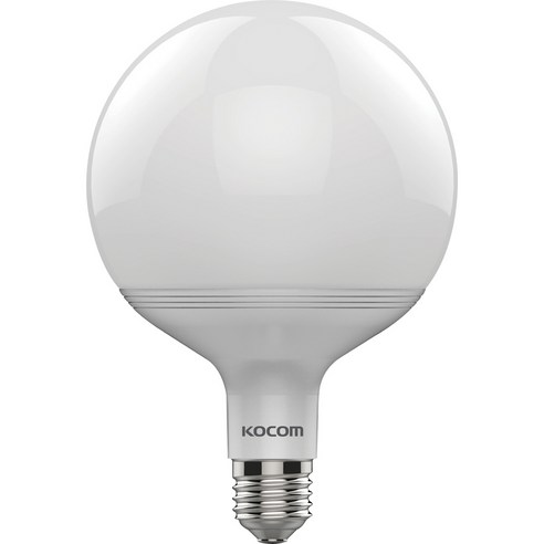 코콤 LED 볼램프 10W 120x170mm, 전구색, 1개