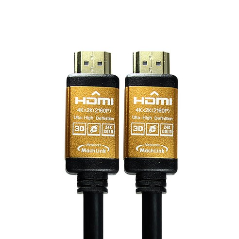 마하링크 Ultra HDMI Ver2.0 골드 케이블, 1개, 1.2m