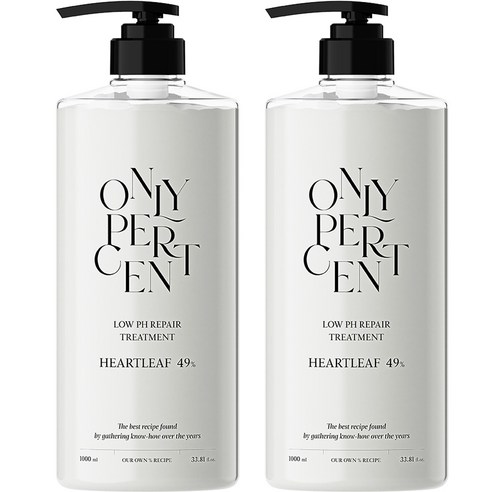 온리퍼센트 어성초 49 약산성 리페어 트리트먼트, 1개, 1000ml