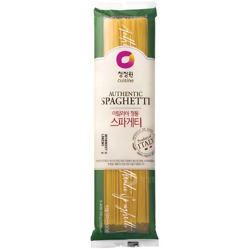 청정원 이탈리아 정통 스파게티, 500g, 1개