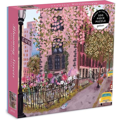 Blooming Streets 500 Piece Puzzle, Galison, Blooming Streets 500 Piece P.., Galison(저),Galison..