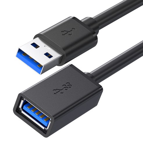 USB 3.0 데이터 고속 충전 연장 케이블, 2m, 1개