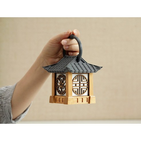 한옥등 한옥조명 미니무드등 Korean House 외국인친구선물 한국전통선물, 포장안함