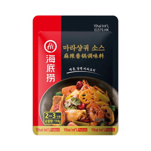하이디라오 볶음용 마라샹궈 소스, 110g, 4개