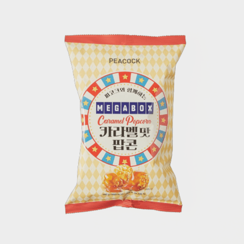 메가박스 카라멜맛 팝콘 140g, 4개