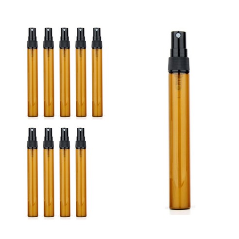 차광 향수 공병 10ml, 검정, 60개