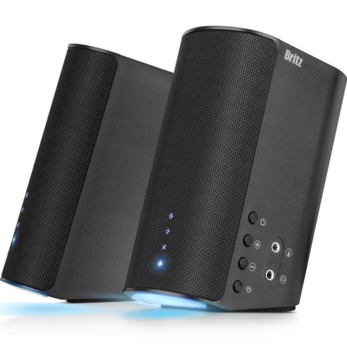 브리츠 2채널 게이밍 PC 스피커, BZ-LF11, 화이트(WHITE)