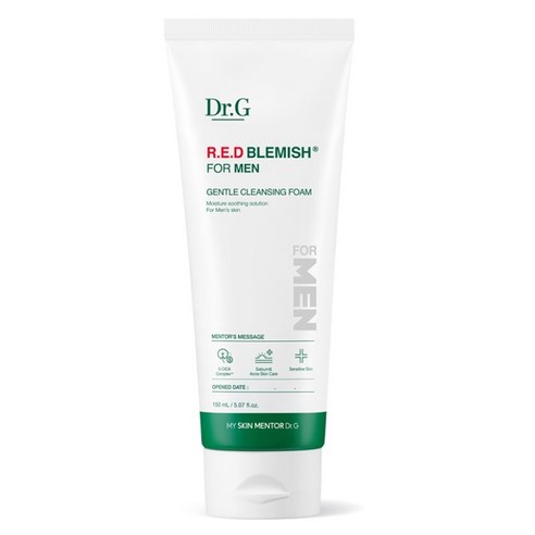 닥터지 레드 블레미쉬 포 맨 젠틀 클렌징 폼, 300ml, 1개