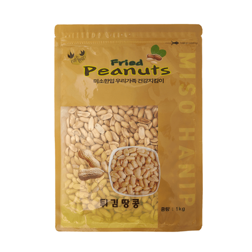 미소한입 튀김 땅콩, 1kg, 6개