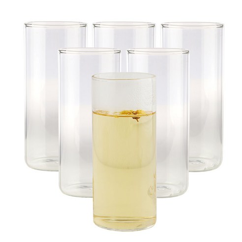 삼호유리 내열유리 유리컵 380ml glass tumbler-2, 4개