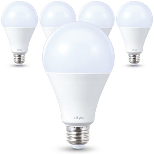 씨티오 LED 20W 전구, 20W 전구색, 2Ea