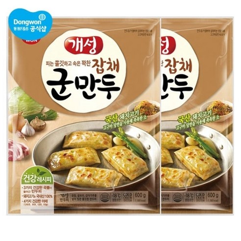 동원 개성 군만두잡채 600g 6봉, 6개