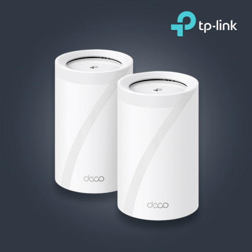 티피링크 Deco BE65 (2팩) BE11000 통합 홈 메시 Wi-Fi 7시스템