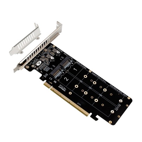 M.2 M-Key NVME X 4 SSD 2U 서버 용 PCIE X16 ~ RAID 배열 확장 분할