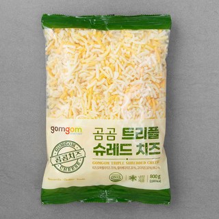 곰곰 트리플 슈레드 치즈, 1개