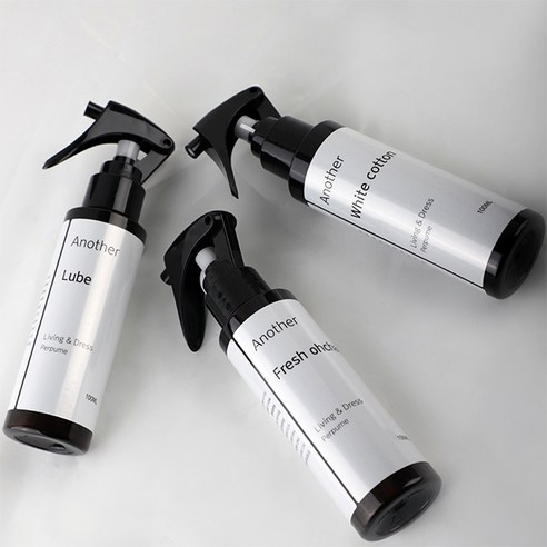 어나더 섬유향수&룸스프레이 탈취제 100ml, 프레쉬오차드, 화이트코튼, 1개