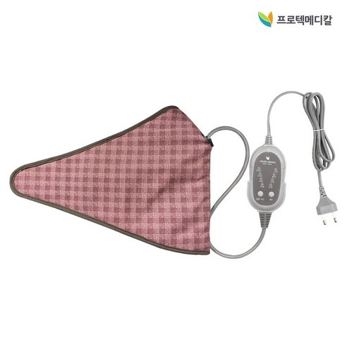 무릎 온열기 찜질기 팔꿈치 발목 황토 맥반석 파밀리 효도선물 블랙플라워