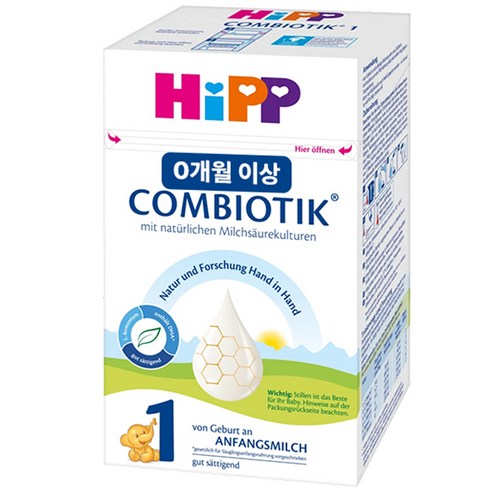 힙분유 HIPP 콤비오틱 1단계 1통, 1개