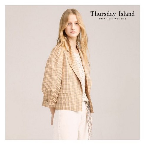써스데이아일랜드 [Thursday Island] 스퀘어넥 핀턱