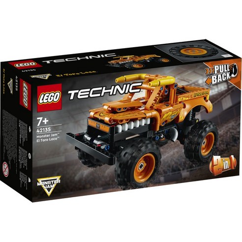 레고 테크닉 42135 Monster Jam El Toro Loco 혼합색상