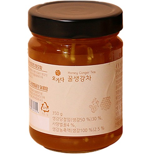 오가다 꿀생강차, 350g, 1개입, 4개