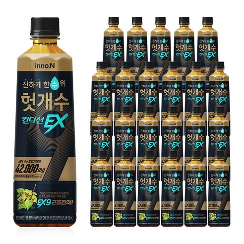 헛개수 이노엔 컨디션 헛개수EX, 500ml, 48개