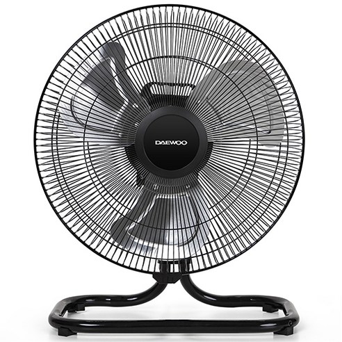 대우 좌우회전 5단 대형 공업용 업소용 선풍기 51cm, DEF-SF2000H, 블랙