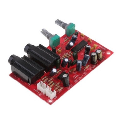 OK239 DC12V 노래방 마이크로폰 톤 보드 파워앰프 카라오케, 1개