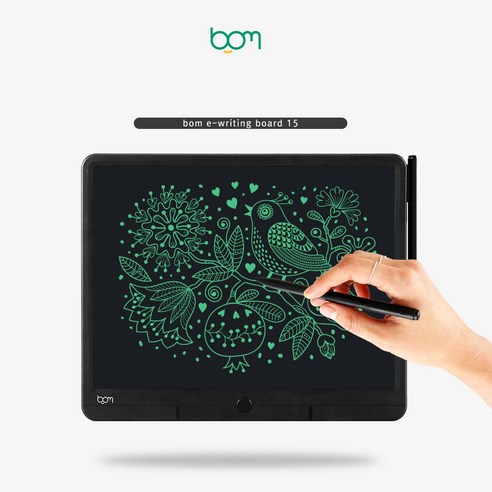 아트박스/봄 bom 봄 전자노트15 (화이트/그레이/블랙), 블랙